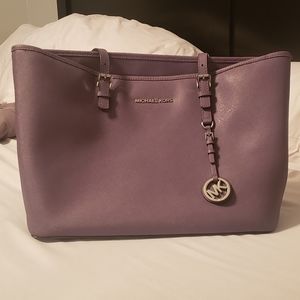 Michael Kors Large Tote Purse - Lavender